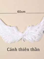 Cánh Thiên Thần Khổng Lồ BBCOSPLAY 160cm - Decor Trắng Tự Nhiên, Điểm Nhấn Huyền Ảo Cho Trang Trí Nội Thất