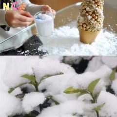 Bông Tuyết Nhân Tạo Trang Trí Giáng Sinh - Đóng Gói 100g & 500g, Tuyết Decor Tạo Không Khí Noel Lung Linh