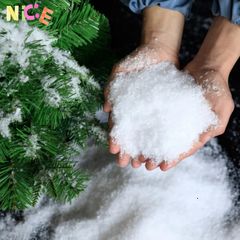 Bông Tuyết Nhân Tạo Trang Trí Giáng Sinh - Đóng Gói 100g & 500g, Tuyết Decor Tạo Không Khí Noel Lung Linh
