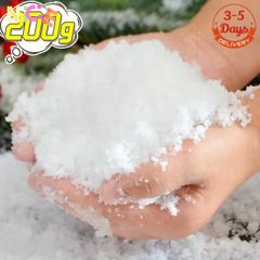 Bột tuyết giả PET 50g/100g/200g - Trang trí Giáng sinh, tạo không khí tuyết trong dịp lễ hội và sự kiện mùa đông
