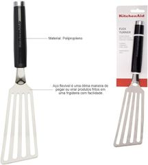 Xẻng Lật KitchenAid KCG024OHOBE Màu Đen - Dụng Cụ Nhà Bếp Chuyên Dụng Cho Món Ăn Mỏng Manh, Dễ Dàng Vệ Sinh