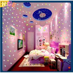Sticker Dán Tường Ngôi Sao Phát Sáng 3D - Bộ 100 Chiếc Tạo Không Gian Lung Linh Lãng Mạn, Quà Tặng Ý Nghĩa Cho Người Thân