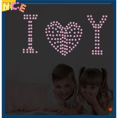 Sticker Dán Tường Ngôi Sao Phát Sáng 3D - Bộ 100 Chiếc Tạo Không Gian Lung Linh Lãng Mạn, Quà Tặng Ý Nghĩa Cho Người Thân