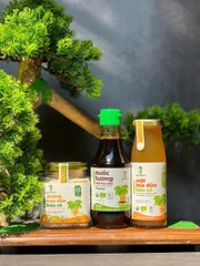 Combo Gia Vị Hữu Cơ Dành Cho Bé Ăn Dặm - Nước Tương, Đường, Mật Hoa Dừa Sokfarm - Thực Phẩm An Toàn, Nguyên Liệu Tự Nhiên