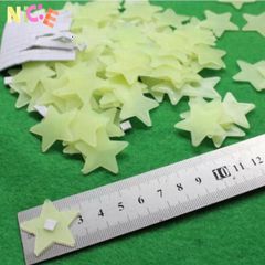 Bộ 100 Nhãn Dán Ngôi Sao Phát Sáng Neon Dạ Quang - Trang Trí Phòng Trẻ Em, Tạo Không Gian Bầu Trời Kỳ Diệu Ban Đêm
