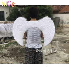 Đôi Cánh Thiên Thần và Ma Hắc Ám Bằng Lông Vũ - Phụ Kiện Cosplay Halloween Cho Trẻ Em và Người Lớn
