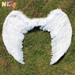 Đôi Cánh Thiên Thần và Ma Hắc Ám Bằng Lông Vũ - Phụ Kiện Cosplay Halloween Cho Trẻ Em và Người Lớn