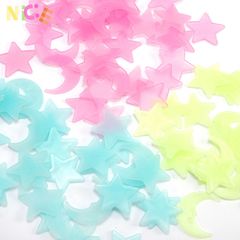 Bộ 100 Hình Dán Ngôi Sao và Mặt Trăng 3D Phát Sáng Đêm - Trang Trí Phòng Ngủ Huyền Ảo cho Trẻ Em