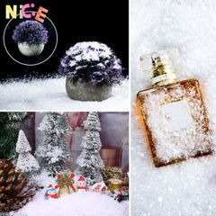 Bột Tuyết Giả PET 50/100/200g - Trang Trí Cây Thông Noel và Mùa Đông Dễ Dàng, Hiệu Ứng Tuyết Thực Tế, DIY Lễ Hội