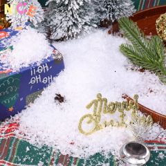 Bột Tuyết Giả PET 50/100/200g - Trang Trí Cây Thông Noel và Mùa Đông Dễ Dàng, Hiệu Ứng Tuyết Thực Tế, DIY Lễ Hội