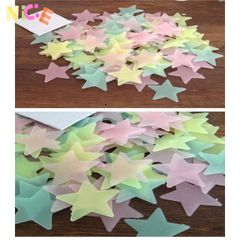 Bộ 100 Ngôi Sao Dán Tường Phát Sáng Dạ Quang Cho Phòng Trẻ Em - Trang Trí Nghệ Thuật Tạo Không Gian Huyền Ảo