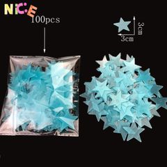 Bộ 100 Ngôi Sao Dán Tường Phát Sáng Dạ Quang Cho Phòng Trẻ Em - Trang Trí Nghệ Thuật Tạo Không Gian Huyền Ảo