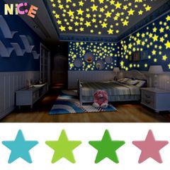 Bộ 100 Sao 3D Phát Sáng Dán Tường - Trang Trí Không Gian Lung Linh Cho Phòng Ngủ Trẻ Em và Người Lớn