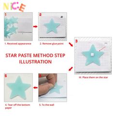 Bộ 100 Sao 3D Phát Sáng Dán Tường - Trang Trí Không Gian Lung Linh Cho Phòng Ngủ Trẻ Em và Người Lớn
