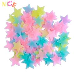 Bộ 100 Sao 3D Phát Sáng Dán Tường - Trang Trí Không Gian Lung Linh Cho Phòng Ngủ Trẻ Em và Người Lớn