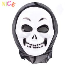 Bộ Trang Phục Hóa Trang Thần Chết Đen - Áo Choàng, Mặt Nạ, Găng Tay & Lưỡi Hái Halloween - Phong Cách Bí Ẩn, Độc Đáo