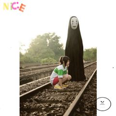 Bộ Trang Phục Vô Diện - Áo Choàng Đen & Mặt Nạ Bí Ẩn Cho Cosplay Anime, Phù Hợp Với Mọi Kích Cỡ Nam Nữ Trẻ Em