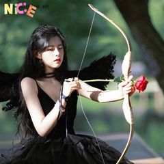 Cánh Thiên Thần Đen Trắng Huyền Bí - Phụ Kiện Thời Trang Tạo Điểm Nhấn Tối Giản Cho Ngôi Nhà Bạn