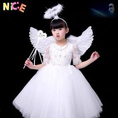 Cánh Thiên Thần Trắng - Phụ Kiện Hóa Trang Giáng Sinh và Halloween - Đôi Cánh Lông Vũ Dành Cho Tất Cả Dịp Lễ Hội