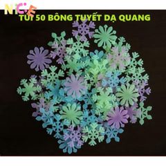 Gói Combo 5 Miếng Dán Sao Dạ Quang 3cm - Trang Trí Tường Phát Sáng Đêm - Đèn LED Huyền Bí Cho Không Gian Lung Linh