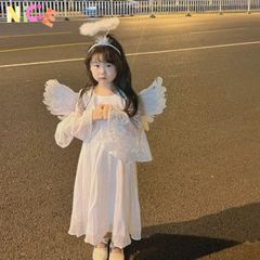 Bộ Cánh Thiên Thần Lông Vũ - Phụ Kiện Hóa Trang Độc Đáo cho Trung Thu, Halloween và Tết Nguyên Đán, Quà Tặng Thú Vị