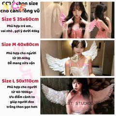 Cánh Thiên Thần Lông Vũ Nhiều Màu - Phụ Kiện Chụp Ảnh Độc Đáo Cho Đám Cưới, Tiệc Tùng và Kỷ Niệm Sáng Tạo