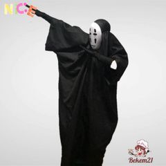 Bộ đồ cosplay Vô Diện - Áo choàng đen và mặt nạ thần kỳ cho sự kiện anime, Halloween - Thời trang không giống ai tại Thaolinh950 Shop