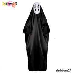 Bộ Trang Phục Hóa Trang Vô Diện Halloween - Áo Choàng, Găng Tay và Mặt Nạ Cho Chơi Cosplay Kích Cỡ Khác Nhau
