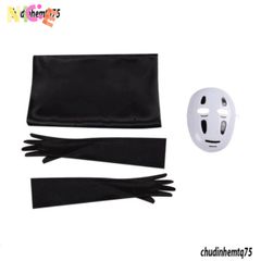 Bộ Trang Phục Hóa Trang Vô Diện Halloween - Áo Choàng, Găng Tay và Mặt Nạ Cho Chơi Cosplay Kích Cỡ Khác Nhau