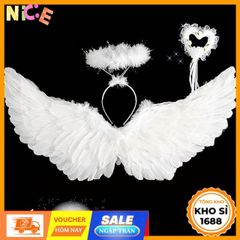 Cánh Thiên Thần Cho Bé Gái - Phụ Kiện Hóa Trang Halloween & Giáng Sinh E1438 - Bộ Đồ Duy Nhất Cho Bé Xinh Đẹp