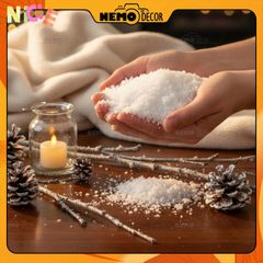 Bột Tuyết Nhân Tạo Nở Dạng Bột (100g/200g) - Trang Trí Giáng Sinh và Tiểu Cảnh Đá - Đem Lại Hiệu Ứng Tuyết Thật Cho Ảnh Nghệ Thuật