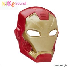 Mặt Nạ Biến Hình Iron Man Cao Cấp - Phụ Kiện Tony Stark Cho Bé Trai Yêu Marvel - Đồ Chơi Hóa Trang An Toàn, Gập Gọn 18x15cm