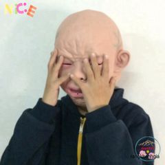 Mặt Nạ EM BÉ KHÓC ĐỨC - Hóa Trang Halloween Độc Đáo Bằng Latex Tự Nhiên, Phù Hợp Tổ Chức Tiệc và Cosplay