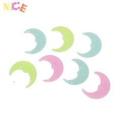 Bộ 100 nhãn dán tường 3D ngôi sao và mặt trăng phát sáng dạ quang - Trang trí phòng ngủ trẻ em, tạo không gian lãng mạn