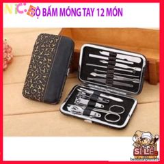 Bộ Dụng Cụ Chăm Sóc Móng Tay Aulyshop 12 Món - Đầy Đủ Dụng Cụ Làm Móng Và Làm Đẹp Cao Cấp, Tiện Dụng Cho Gia Đình