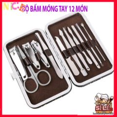 Bộ Dụng Cụ Chăm Sóc Móng Tay Aulyshop 12 Món - Đầy Đủ Dụng Cụ Làm Móng Và Làm Đẹp Cao Cấp, Tiện Dụng Cho Gia Đình