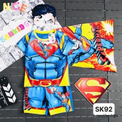 Bộ Đồ Siêu Anh Hùng Kèm Choàng và Mặt Nạ SAMKIDS - Thời Trang Trẻ Em Chất Liệu Cao Cấp cho Bé Yêu Diện Siêu Nhân 3D