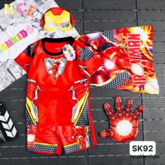 Bộ Đồ Siêu Anh Hùng Kèm Choàng và Mặt Nạ SAMKIDS - Thời Trang Trẻ Em Chất Liệu Cao Cấp cho Bé Yêu Diện Siêu Nhân 3D