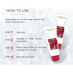 Sữa Rửa Mặt L’Oreal Paris Revitalift 100ml - Làm Sạch Sâu, Săn Chắc Da, Dưỡng Ẩm, Phù Hợp Với Mọi Loại Da, Da Khỏe Mạnh Rạng Rỡ