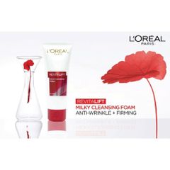 Sữa Rửa Mặt L’Oreal Paris Revitalift 100ml - Làm Sạch Sâu, Săn Chắc Da, Dưỡng Ẩm, Phù Hợp Với Mọi Loại Da, Da Khỏe Mạnh Rạng Rỡ