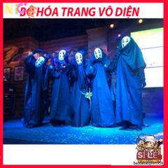 Bộ Trang Phục Halloween Vô Diện Cho Trẻ Em - Phong Cách Hacker Từ Spirited Away - Cosplay Độc Đáo Cho Bé Gái & Bé Trai