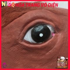 Mặt Nạ Ngựa Latex Độc Đáo - Phụ Kiện Halloween Cho Tiệc Hóa Trang, Dành Cho Người Lớn và Trẻ Em
