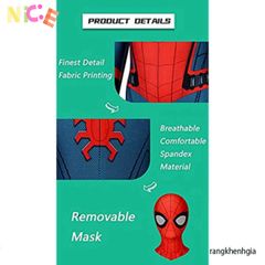 Bộ Trang Phục Cosplay Người Nhện Tobey Maguire Cho Trẻ Em - Đồ Hóa Trang Halloween Sáng Tạo Và Vui Vẻ