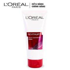 Sữa Rửa Mặt L'Oreal Paris Revitalift Milky Cleansing Foam 100ml - Giúp Làm Sạch Da, Cấp Ẩm và Săn Chắc Da Hàng Ngày