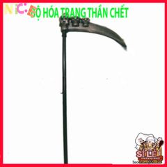 Bộ Hóa Trang Thần Chết Halloween - Áo Choàng, Mặt Nạ, Găng Tay & Lưỡi Hái Độc Đáo Cho Bé và Người Lớn, Trang Phục Ma Quái Tuyệt Vời