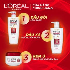 Kem ủ phục hồi tóc L'Oréal Paris Total Repair 5 - Dung tích 200ml, chăm sóc tóc hư tổn, làm mềm mượt và bóng khỏe.
