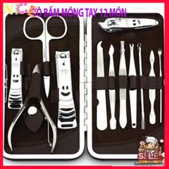 Bộ Dụng Cụ Chăm Sóc Móng Tay 12 Món Inox Cao Cấp - Đẹp Mắt và Tiện Lợi Chăm Sóc Sức Khỏe Móng Tại Nhà