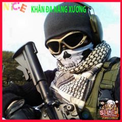 Khẩu Trang 3D Đầu Lâu Phong Cách Hầm Hố - Khăn Đa Năng Thể Thao Chống Nắng, Chống Lạnh, Phụ Kiện Cá Tính Cho Người Yêu Thích Phiêu Lưu