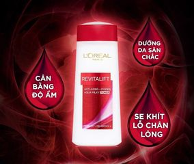 Nước Hoa Hồng Loreal Revitalift Aqua Milky 200ml - Dành Cho Mọi Loại Da, Săn Chắc Da, Giảm Nếp Nhăn, Dưỡng Ẩm Tự Nhiên