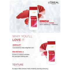 Nước Hoa Hồng Loreal Revitalift Aqua Milky 200ml - Dành Cho Mọi Loại Da, Săn Chắc Da, Giảm Nếp Nhăn, Dưỡng Ẩm Tự Nhiên
